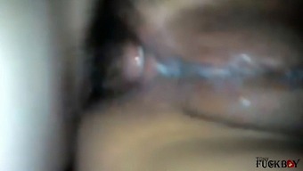 Close Up Of Tight Mexican Asshole Getting Fucked On Bed