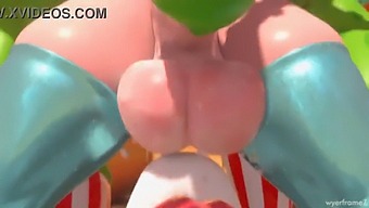Big-Boobed Shemale Gets A Mouthful Of Cum In Anime Porn